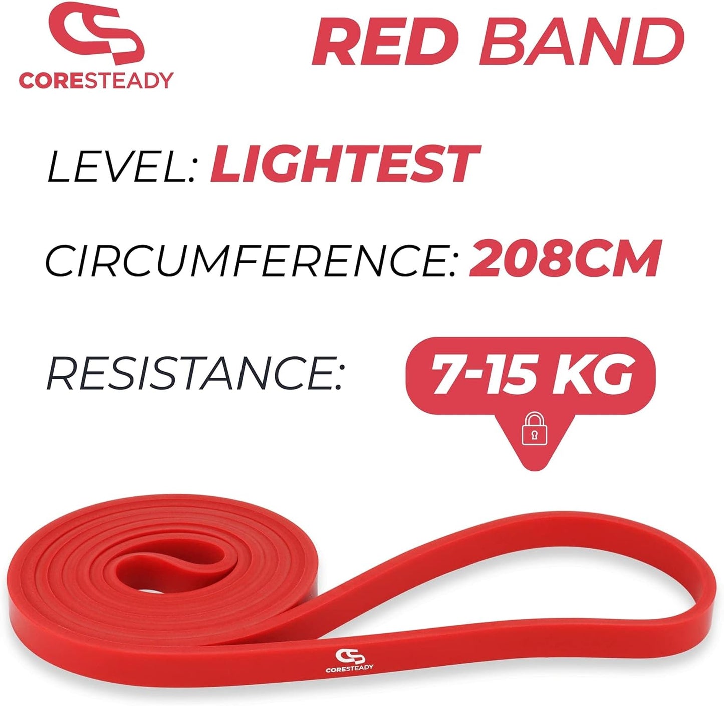 Pull up Bands & Resistance Bands - Rubber Heavy Duty Loop Band for Men & Women - Build Fit Power & Muscle - Training, Fitness Assist Pull Ups & Gym Exercise
